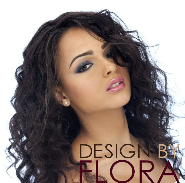 Modern European human hair style by Design by Flora
